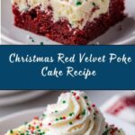 Christmas Red Velvet Poke Cake Recipe