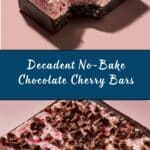 No-Bake Chocolate Cherry Bars Recipe