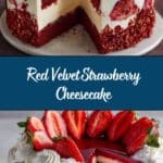 Red Velvet Strawberry Cheesecake Recipe