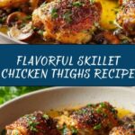 Skillet Chicken Thighs Recipe