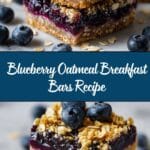 Blueberry Oatmeal Breakfast Bars Recipe