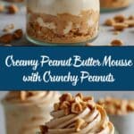 Peanut Butter Mousse with Crunchy Peanuts Recipe