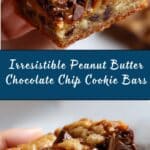 Peanut Butter Chocolate Chip Cookie Bars Recipe