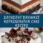 Brownie Refrigerator Cake Recipe