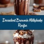 Brownie Milkshake Recipe
