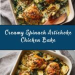 Healthy Spinach Artichoke Chicken Bake Recipe