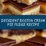 Boston Cream Pie Fudge Recipe