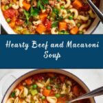 Beef and Macaroni Soup Recipe