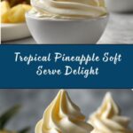 Homemade Pineapple Soft Serve Ice Cream Recipe