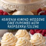 Almond Wedding Cake Cupcakes with Raspberry Filling Recipe