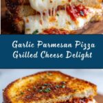 Garlic Parmesan Pizza Grilled Cheese Recipe