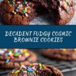 Fudgy Cosmic Brownie Cookies Recipe