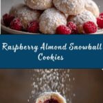 Raspberry Filled Almond Snowball Cookies Recipe