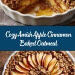 Amish-Style Apple and Cinnamon Baked Oatmeal Recipe