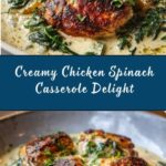 Creamy Chicken and Spinach Casserole Recipe