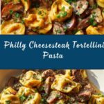 Philly Cheesesteak Tortellini Pasta Recipe