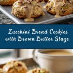 Zucchini Bread Cookies with Brown Butter Glaze Recipe