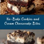 No-Bake Cookies and Cream Cheesecake Bites Recipe