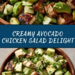 Creamy Avocado Chicken Salad Delight