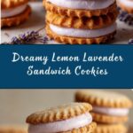 Lemon Lavender Sandwich Cookies Recipe