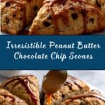 Peanut Butter Chocolate Chip Scones Recipe