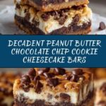 Peanut Butter Chocolate Chip Cookie Cheesecake Bars Recipe