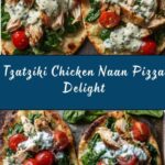 Tzatziki Chicken & Veggie Naan Pizza Recipe