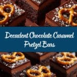 Chocolate Caramel Peanut Butter Pretzel Bars Recipe