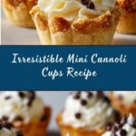 Mini Cannoli Cups Recipe