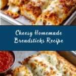 Homemade Cheesy Breadsticks Recipe