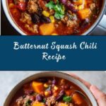 Easy Butternut Squash Chili With Turkey or Beef Recipe