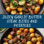 Garlic Butter Steak Bites and Potatoes Recipe
