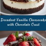 Vanilla Cheesecake with Chocolate Crust Recipe