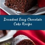 Easy Chocolate Cake Recipe