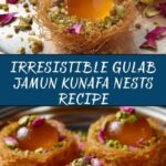 Irresistible Gulab Jamun Kunafa Nests Recipe
