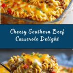 Southern Five Layer Beef Casserole Recipe
