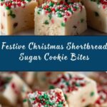 Christmas Shortbread Sugar Cookie Bites Recipe