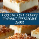 Skinny Coconut Cheesecake Bars Recipe