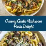 Garlic Mushroom Pasta Recipe