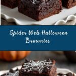 Spider Web Halloween Brownies Recipe