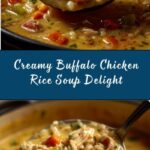 Creamy Buffalo Chicken and Rice Soup Recipe
