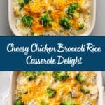 Easy Cheesy Chicken Broccoli Rice Casserole Recipe
