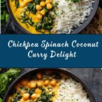 Chickpea Spinach Coconut Curry Recipe