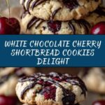 White Chocolate Cherry Shortbread Cookies Recipe