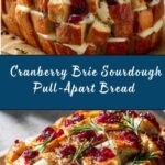 Cranberry Brie Sourdough Pull-Apart Bread Recipe