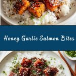 Honey Garlic Salmon Bites Recipe