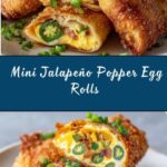 Mini Jalapeño Popper Egg Rolls Recipe