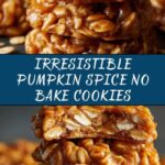 Pumpkin Spice No Bake Cookies Recipe