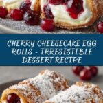 Cherry Cheesecake Egg Rolls Recipe