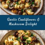 Garlic Cauliflower and Mushrooms Recipe